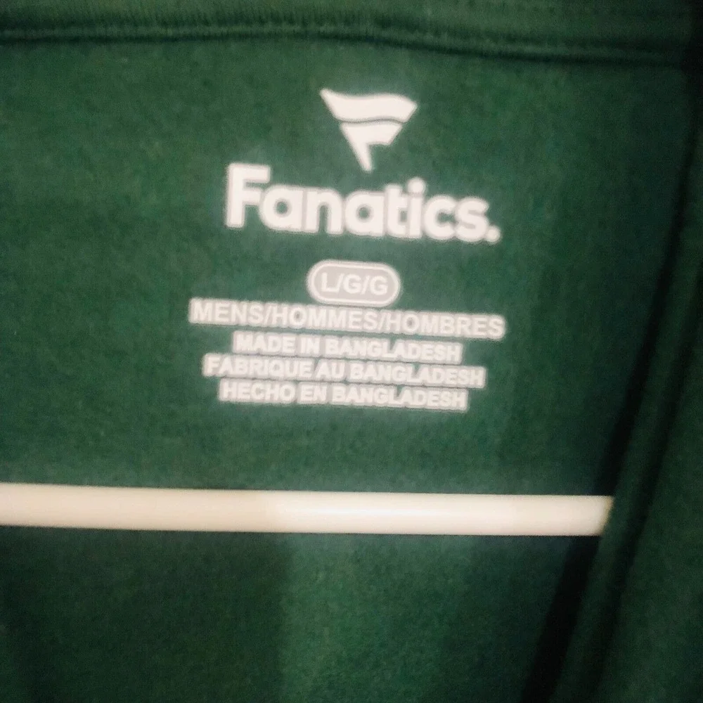 Fanatics Green Bay Packers NFL Hoodie Mens Large Green Gold Pullover Sweatshirt - Picture 5 of 8